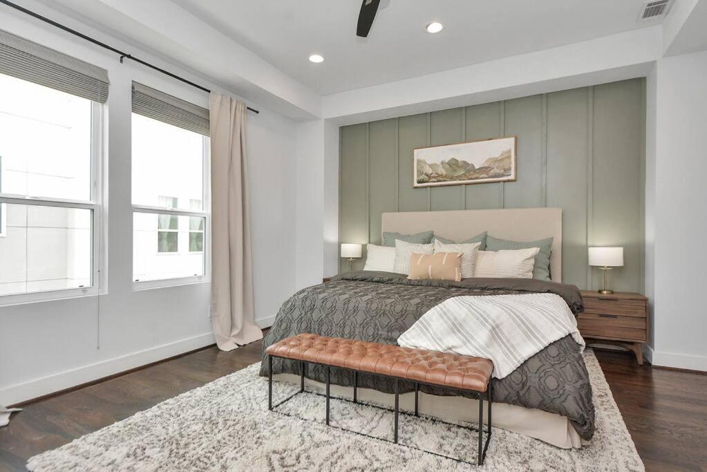 Casa Labella - Downtown Skyline Views - Sleeps 10 Houston Exterior foto